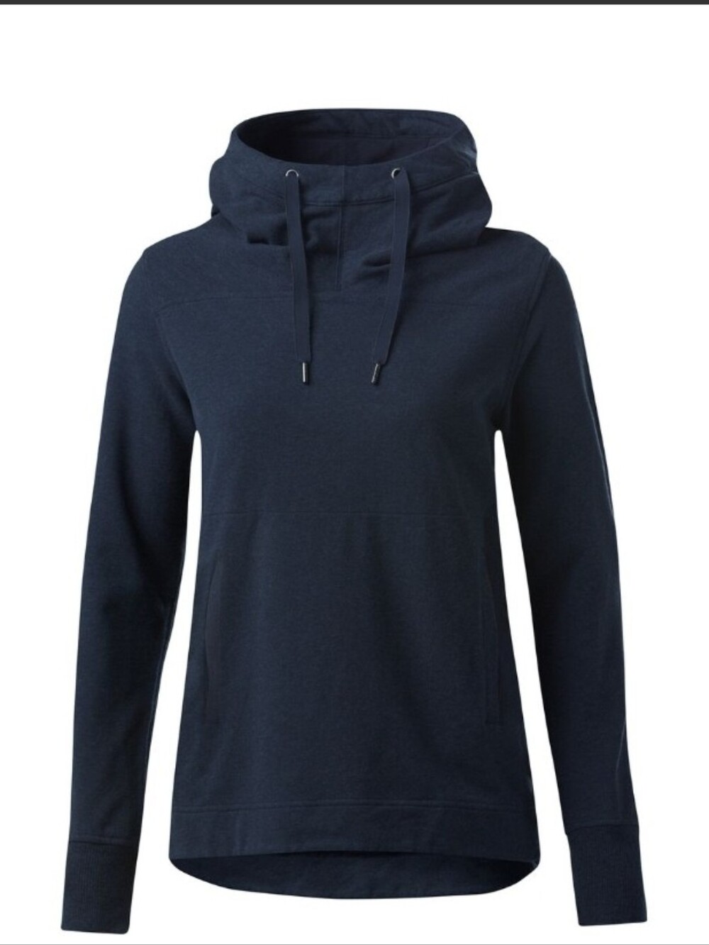 Lululemon Split Pullover Hoodie Heathered Naval Blue Size 8